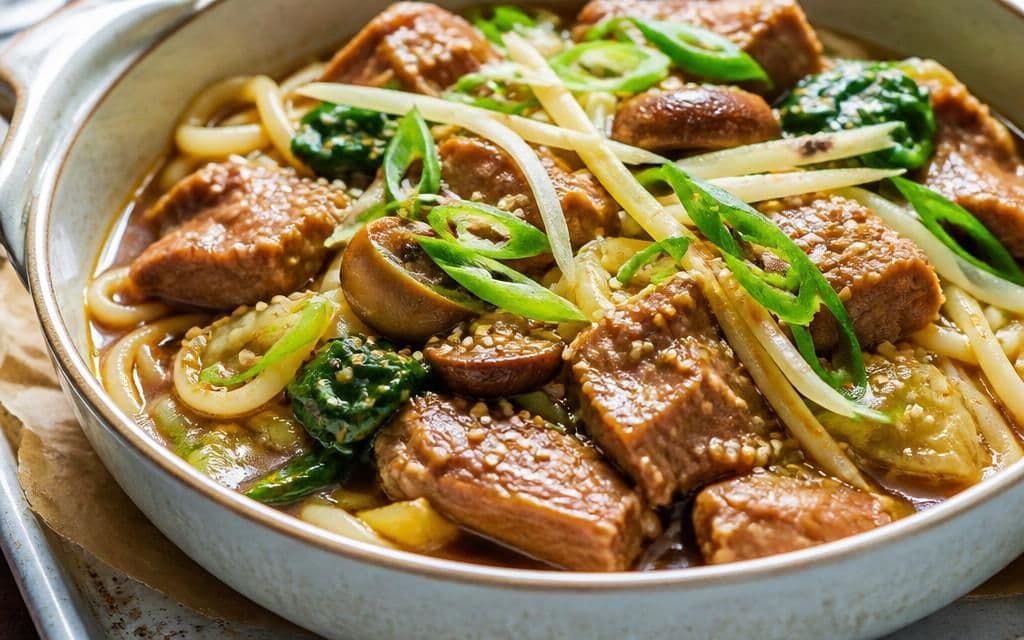 Korean-Inspired Soy-Braised Pork recipe photo
