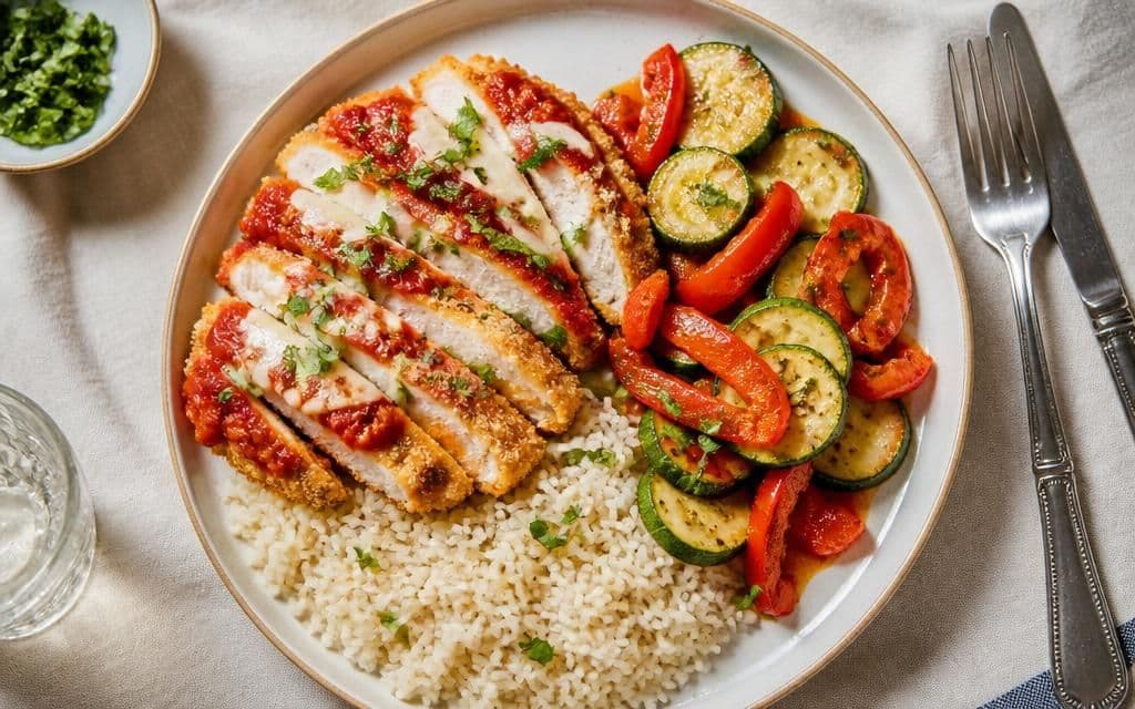 Air Fryer Tomato Basil Chicken recipe photo